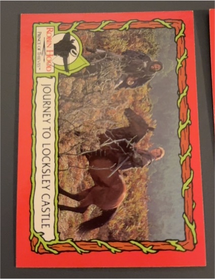 1991 Topps Robin Hood Prince of Thieves #10 Journey to Locksley Castle — front