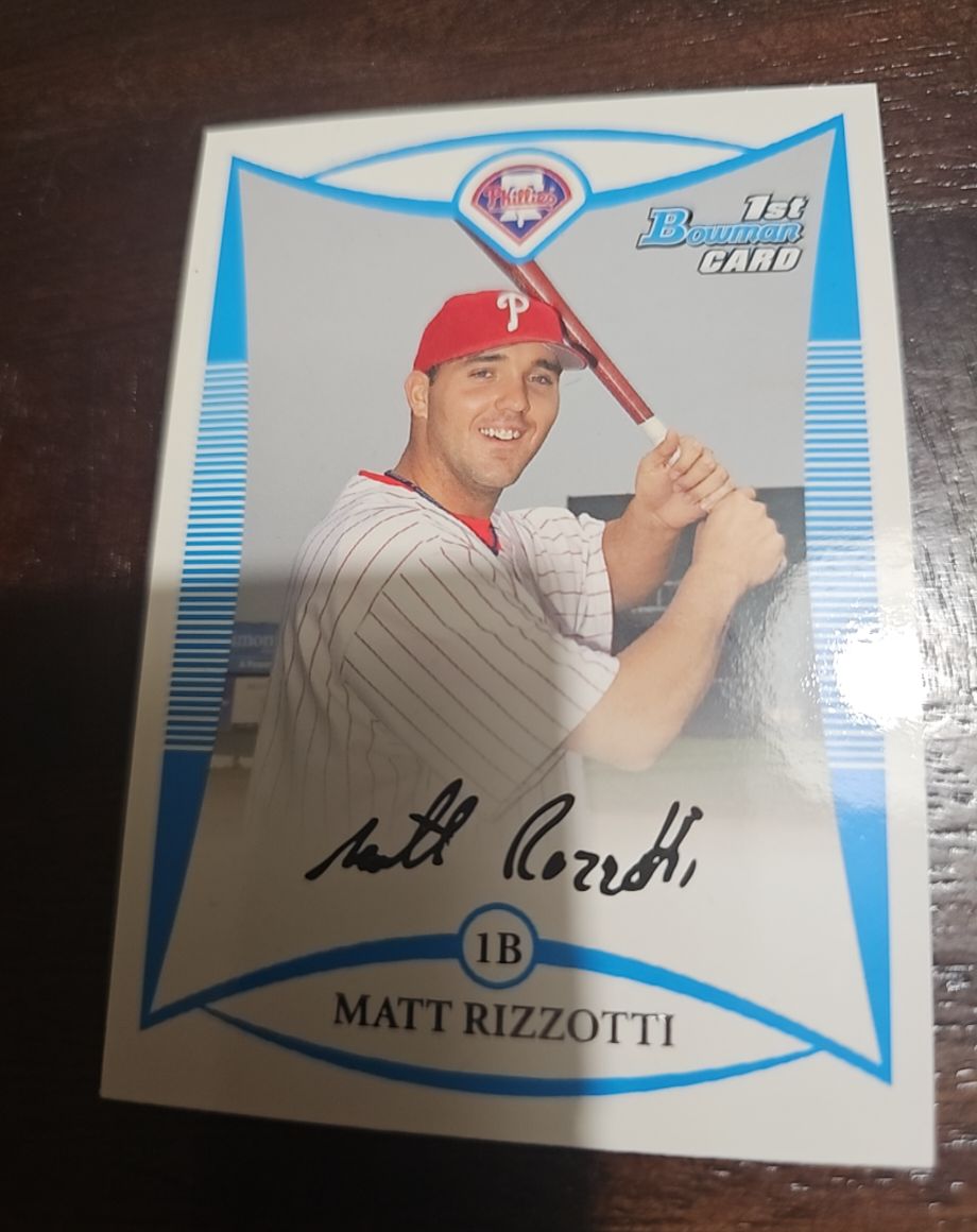 2008 Bowman #BP87 Matt Rizzotti — front