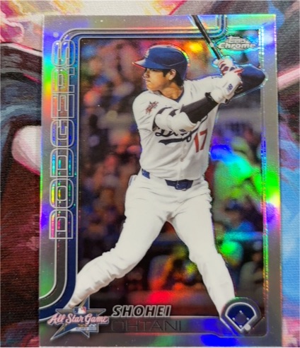 2025 Topps Chrome Update #ASGC-18 Shohei Ohtani All-Star Game Refractor Dodgers — front