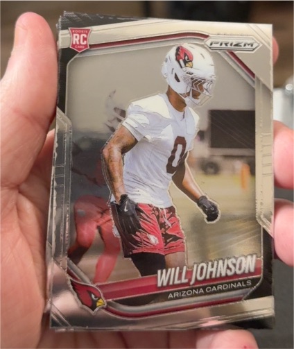 2025 Panini Prizm #370 Will Johnson — front