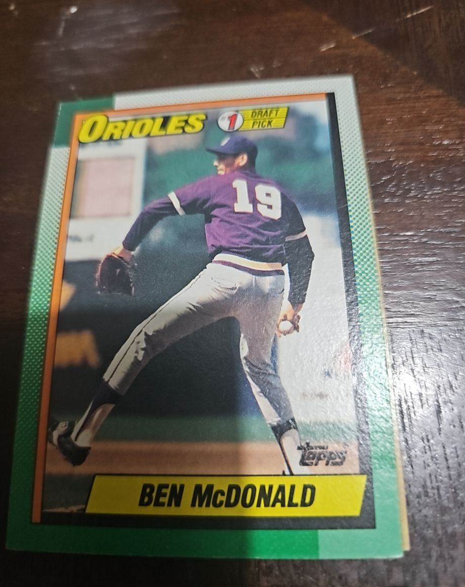 1990 Topps #774 Ben McDonald — front