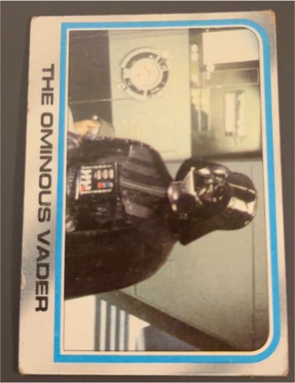 1980 Topps Star Wars The Empire Strikes Back Series 2 #186 The Ominous Vader — front