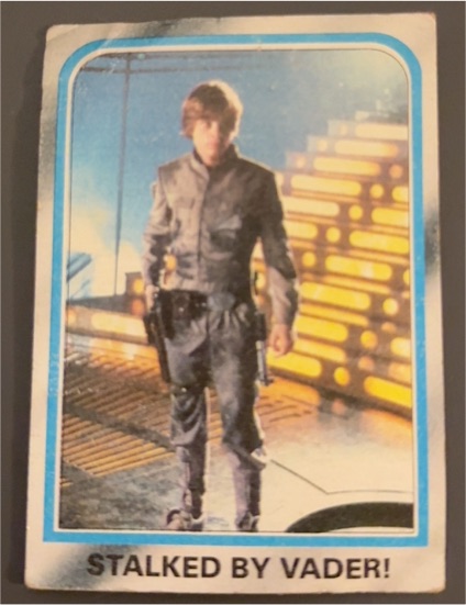 1980 Topps Star Wars The Empire Strikes Back #215 Stalked By Vader! — front