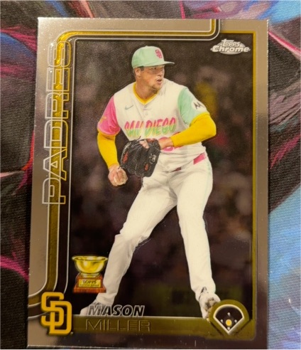 2025 Topps Chrome Update #USC195 Mason Miller — front