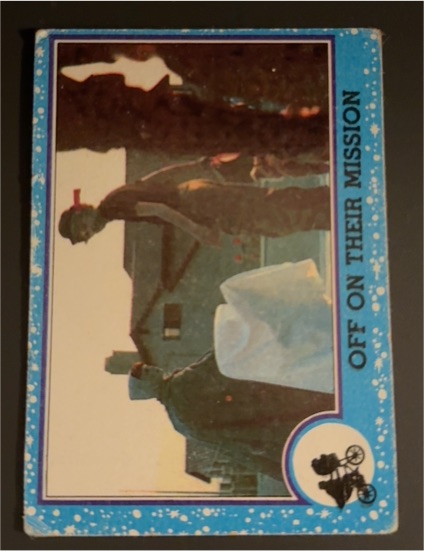 1982 Topps E.T. The Extra-Terrestrial #43 Off On Their Mission — front