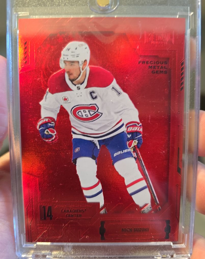 2025 Upper Deck Precious Metal Gems #14 Nick Suzuki — front