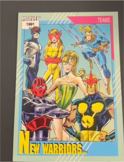 1991 Impel Marvel Universe Series 2 #156 New Warriors — front