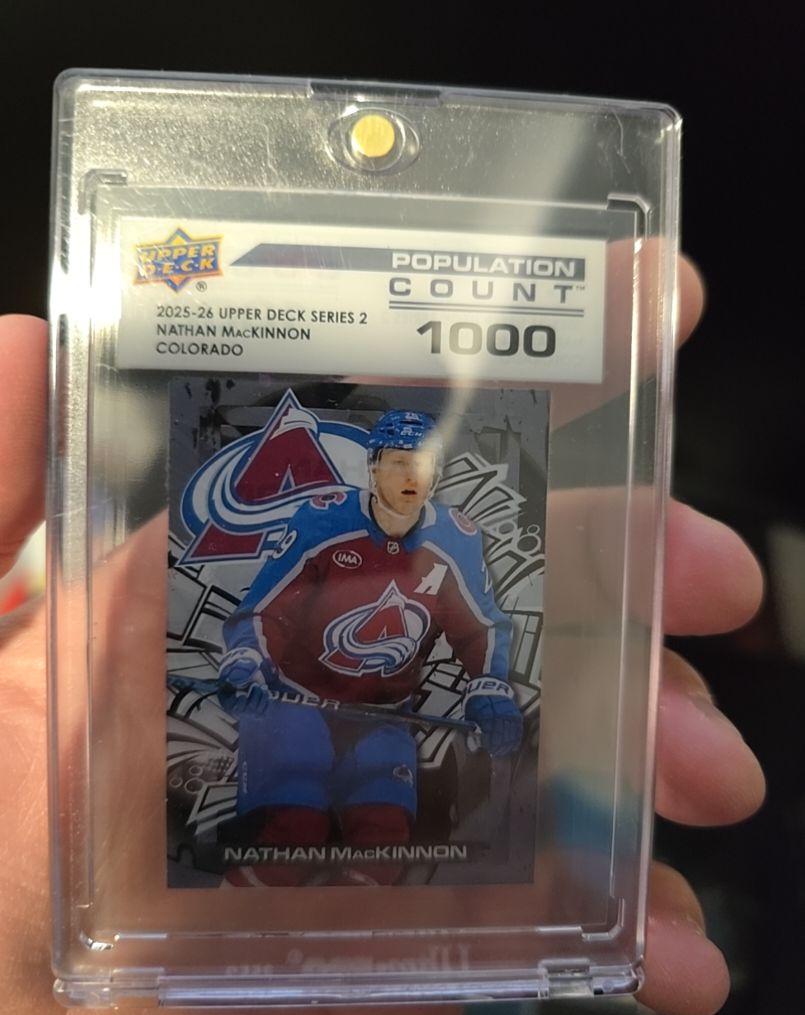 2025-26 Upper Deck Series 2 #PC-40 Nathan MacKinnon — front