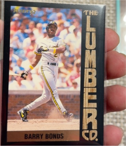 1992 Fleer The Lumber Co. #8 Barry Bonds — front
