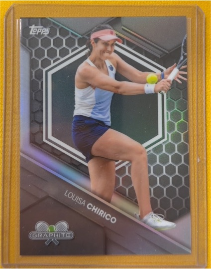 2026 Topps Graphite Tennis Louisa Chirico — front
