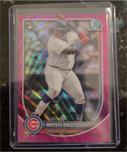 2025 Bowman Chrome #42 Moises Ballesteros — front