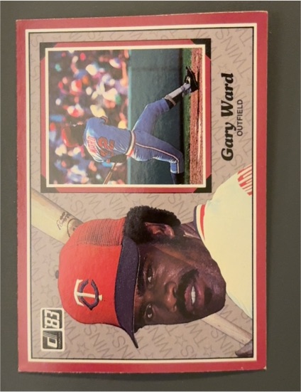 1983 Donruss Action All-Stars #18 Gary Ward — front