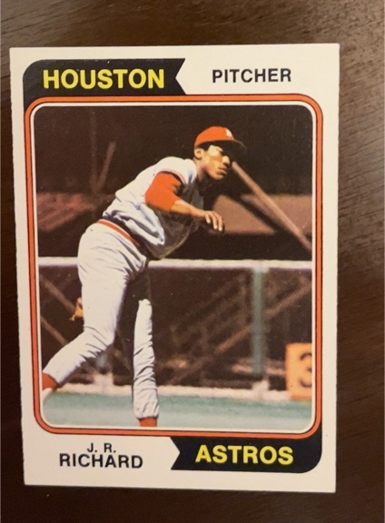 1974 Topps #522 J.R. Richard Houston Astros — front