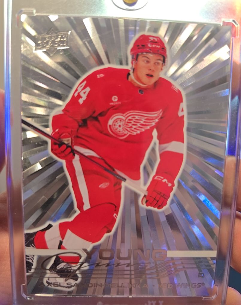 2025-26 Upper Deck Series 2 #484 Axel Sandin-Pellikka — front