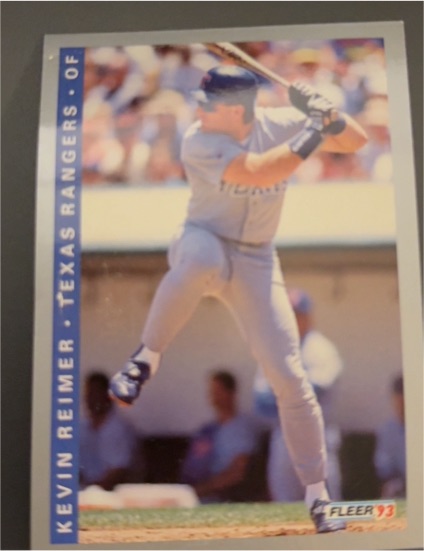 1993 Fleer #326 Kevin Reimer — front