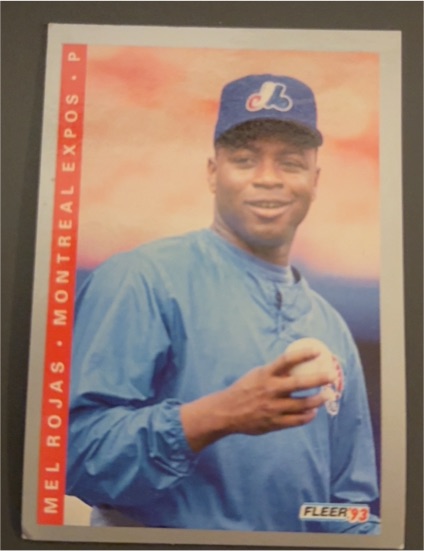 1993 Fleer #79 Mel Rojas — front