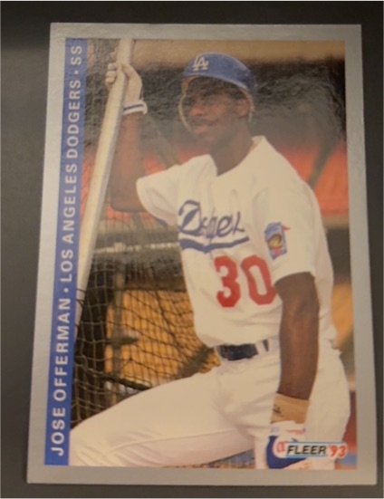 1993 Fleer #66 Jose Offerman — front
