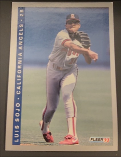 1993 Fleer #198 Luis Sojo — front
