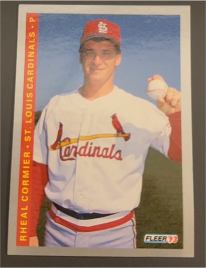 1993 Fleer #124 Rheal Cormier — front