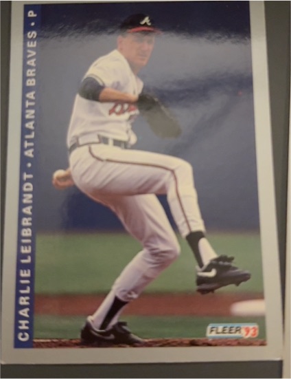 1993 Fleer #7 Charlie Leibrandt — front