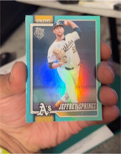 2026 Topps Series 1 #87 Jeffrey Springs — front
