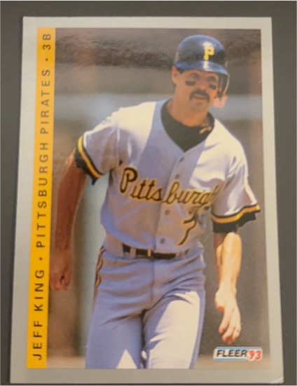 1993 Fleer #113 Jeff King — front