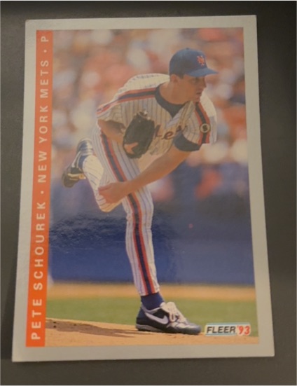 1993 Fleer #95 Pete Schourek — front