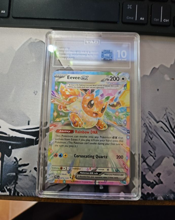 2025 Pokémon TCG Prismatic Evolutions #075 Eevee ex — front