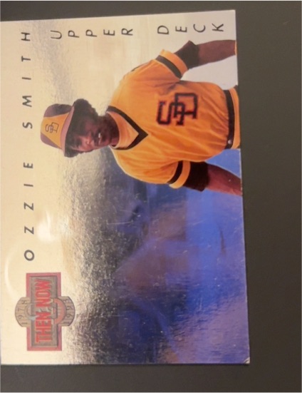1993 Upper Deck Then & Now #TN7 Ozzie Smith — front