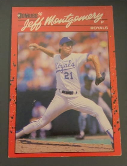 1990 Donruss #380 Jeff Montgomery — front