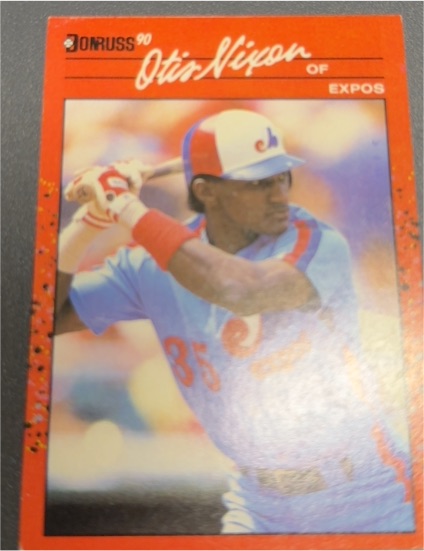 1990 Donruss #456 Otis Nixon — front