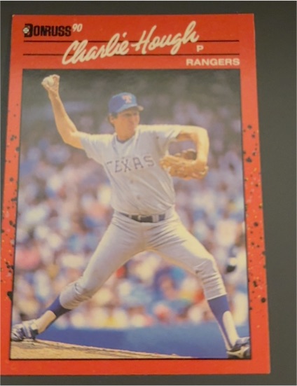 1990 Donruss #411 Charlie Hough — front