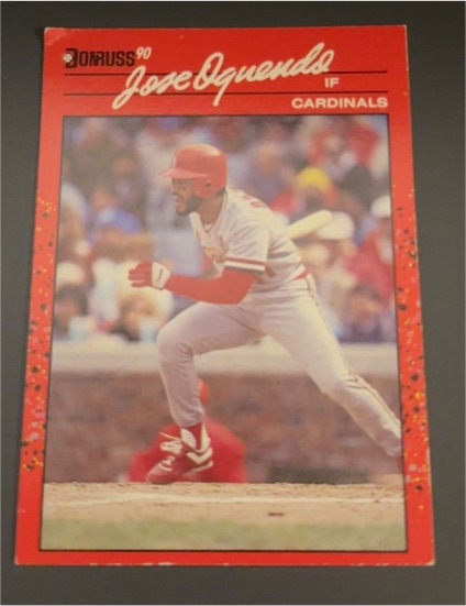 1990 Donruss #161 Jose Oquendo — front