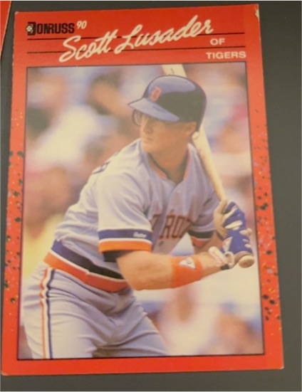 1990 Donruss #696 Scott Lusader Detroit Tigers — front