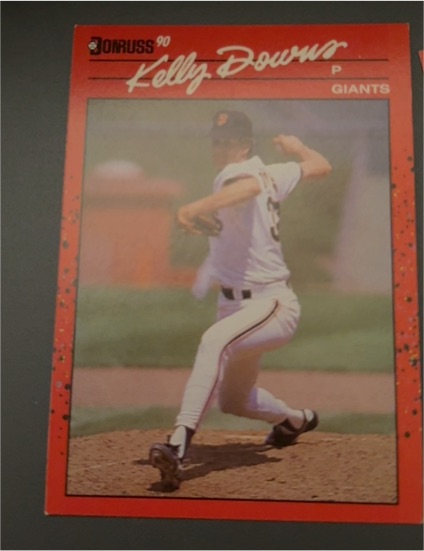 1990 Donruss #177 Kelly Downs San Francisco Giants — front