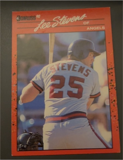 1990 Donruss #449 Lee Stevens — front