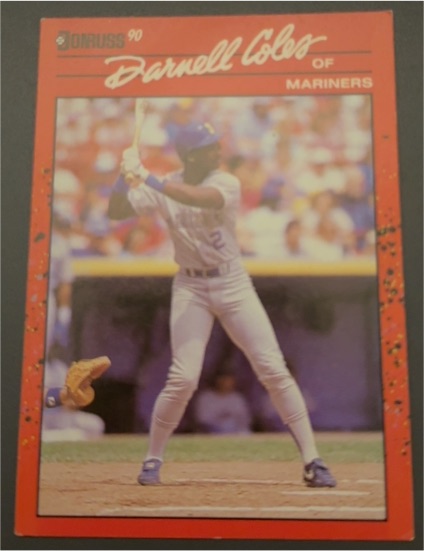 1990 Donruss #212 Darnell Coles Seattle Mariners — front