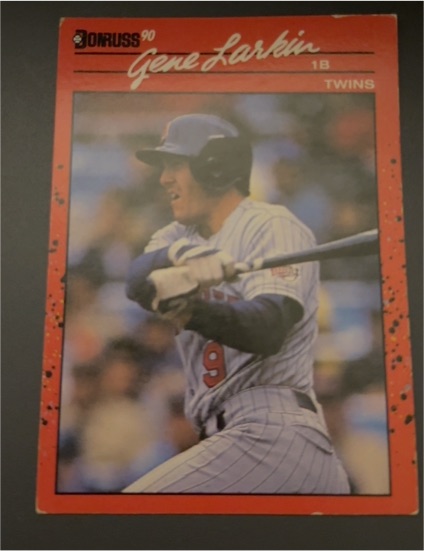 1990 Donruss #436 Gene Larkin Minnesota Twins — front