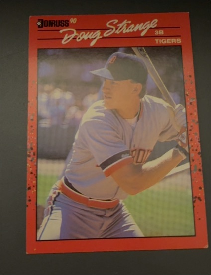 1990 Donruss #535 Doug Strange — front