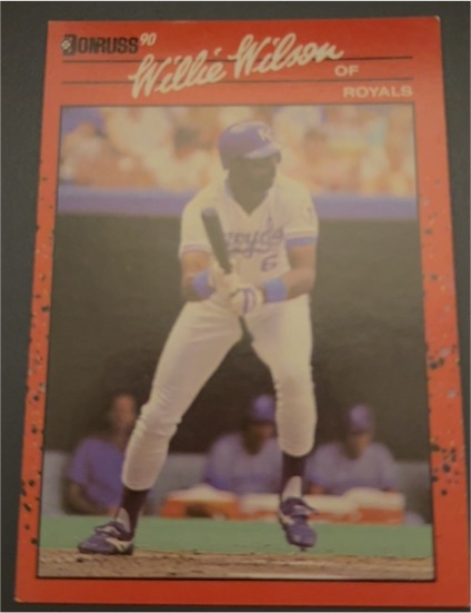 1990 Donruss #440 Willie Wilson — front