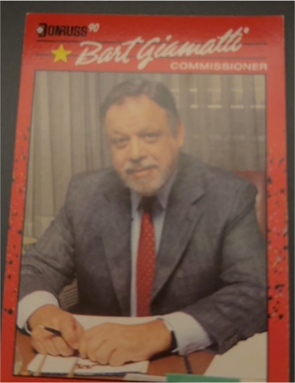 1990 Donruss #716 Bart Giamatti Commissioner — front