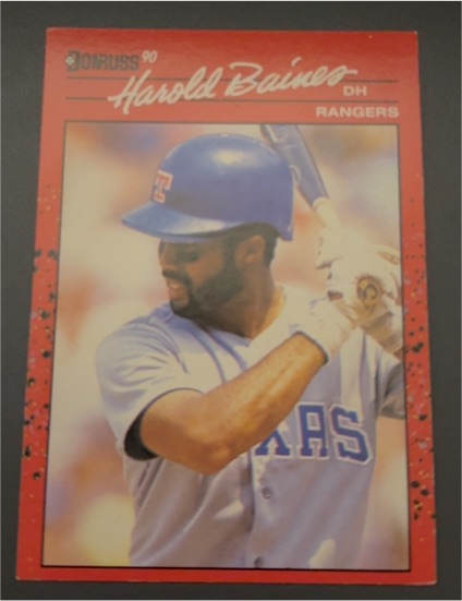 1990 Donruss #402 Harold Baines — front