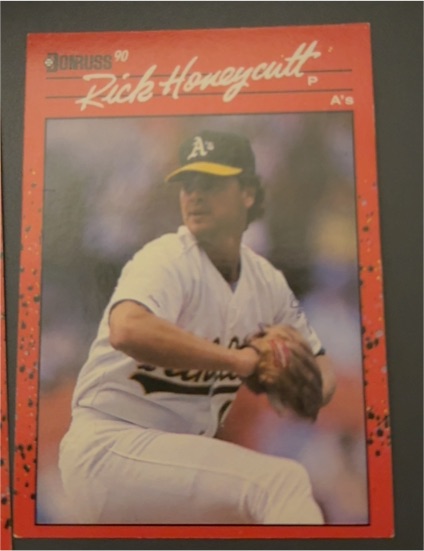 1990 Donruss #386 Rick Honeycutt — front