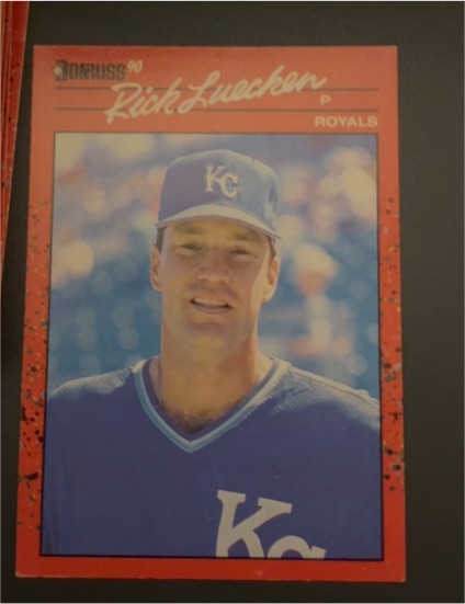 1990 Donruss #562 Rick Luecken Kansas City Royals — front