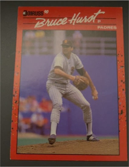 1990 Donruss #183 Bruce Hurst — front
