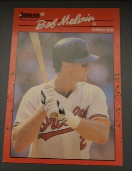 1990 Donruss #451 Bob Melvin Baltimore Orioles — front