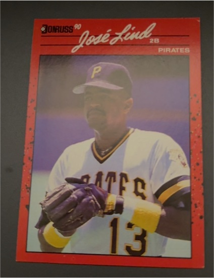1990 Donruss #172 Jose Lind — front
