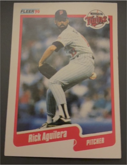 1990 Fleer #365 Rick Aguilera — front