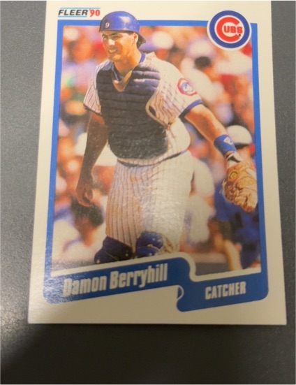 1990 Fleer #26 Damon Berryhill — front