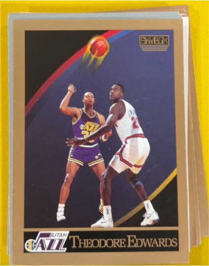 1990 SkyBox #277 Theodore Edwards — front